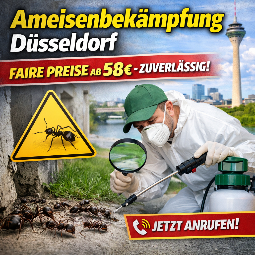 Ameisenbekämpfung Düsseldorf