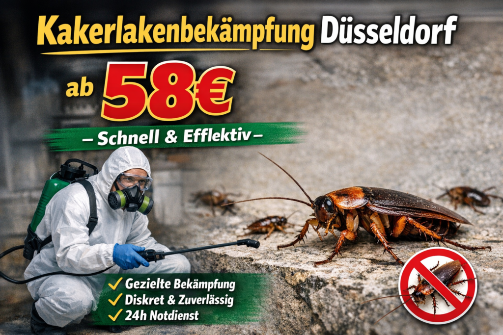 Kakerlakenbekämpfung Düsseldorf
