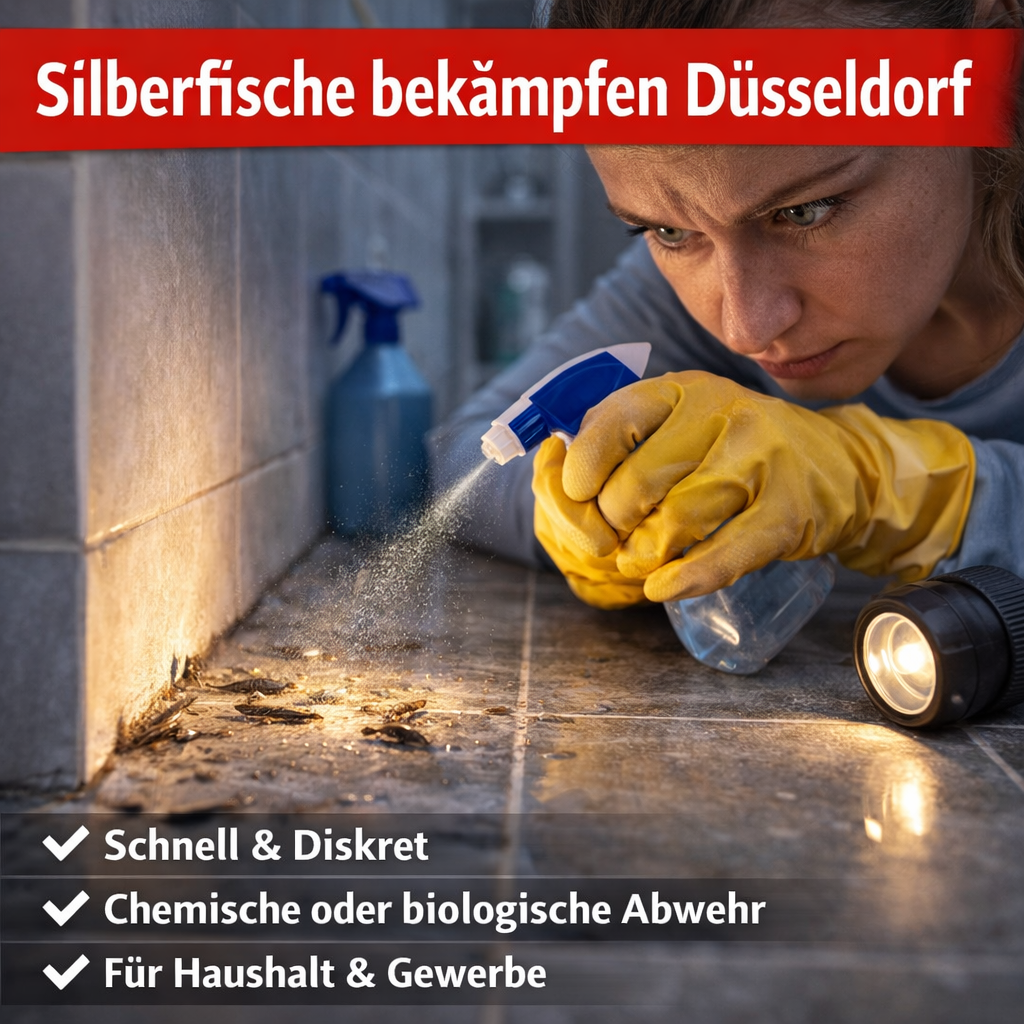 Silberfische bekämpfen Düsseldorf