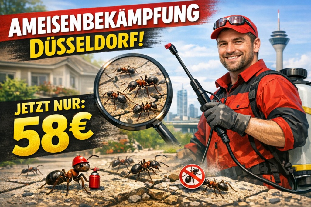Ameisenbekämpfung Düsseldorf – ab 58€ | Profi Service