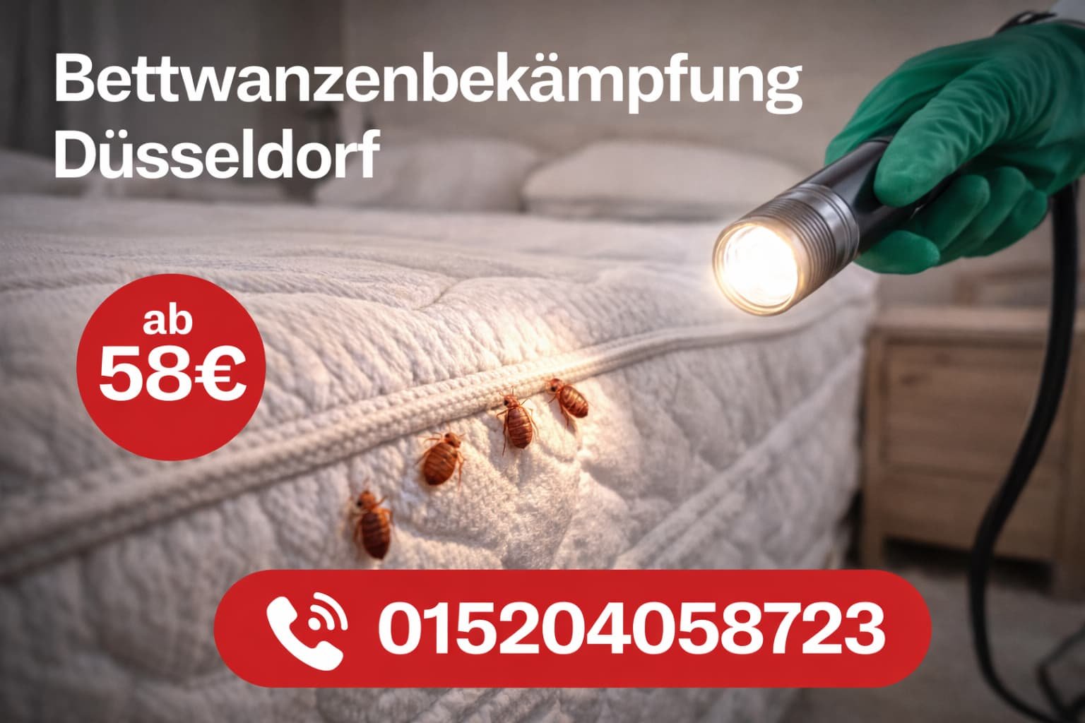Bettwanzenbekämpfung düsseldorf