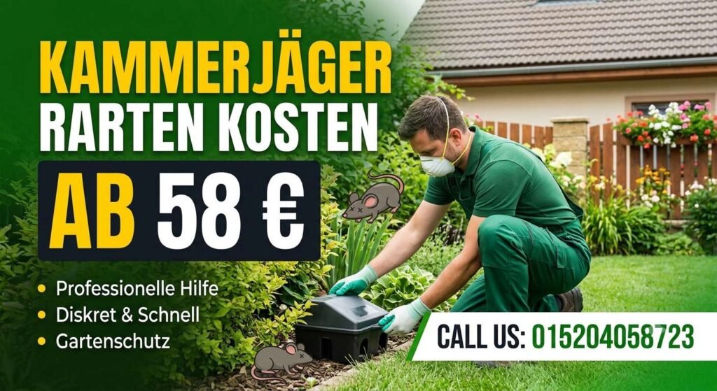 Kammerjäger ratten im garten kosten