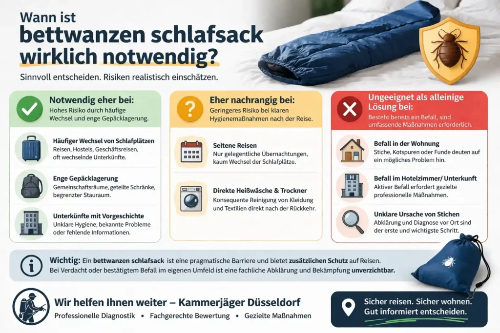 Wann ist bettwanzen schlafsack wirklich notwendig?