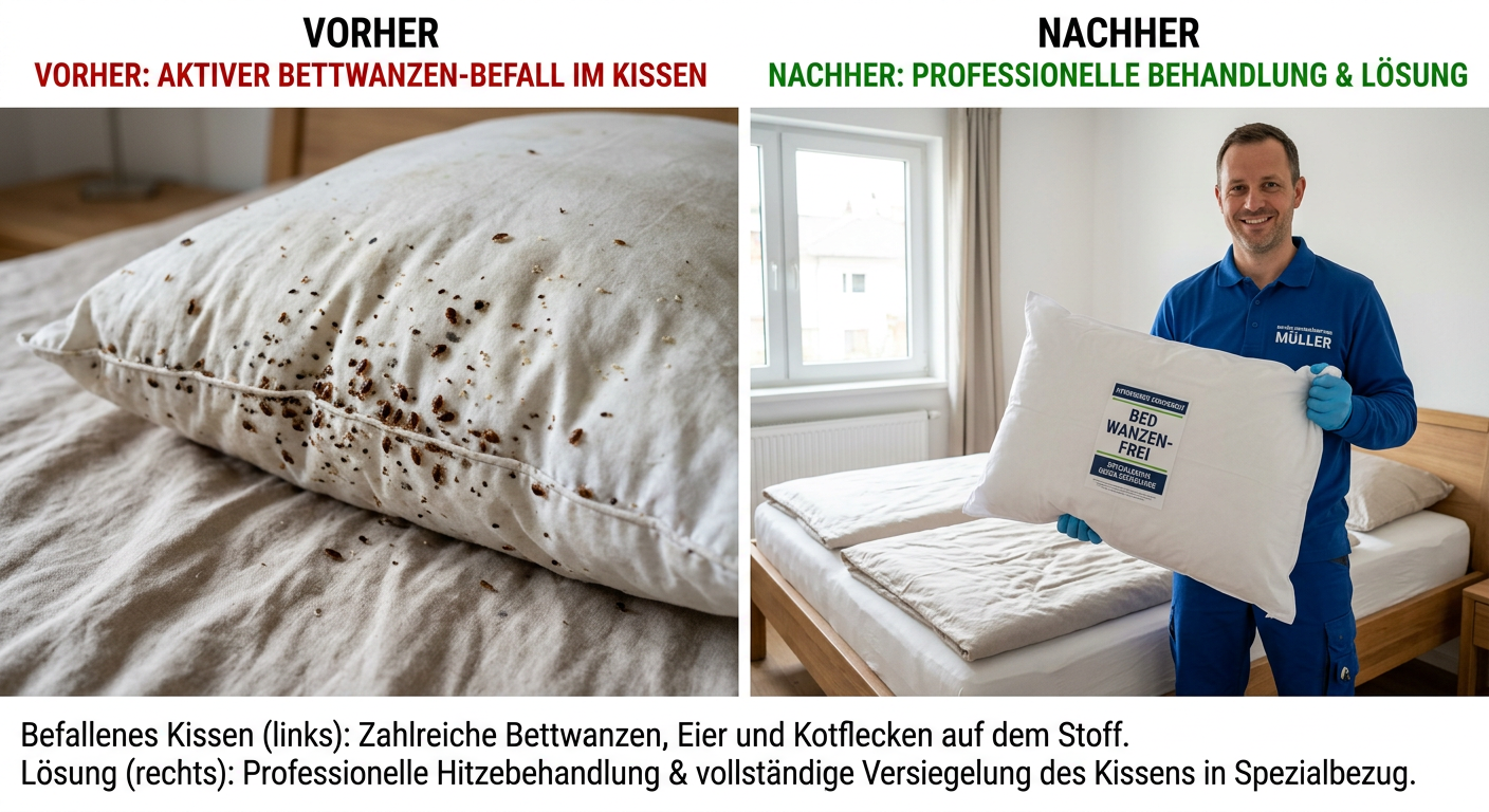 bettwanzen im kissen