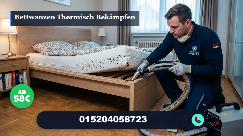 bettwanzen thermisch bekämpfen