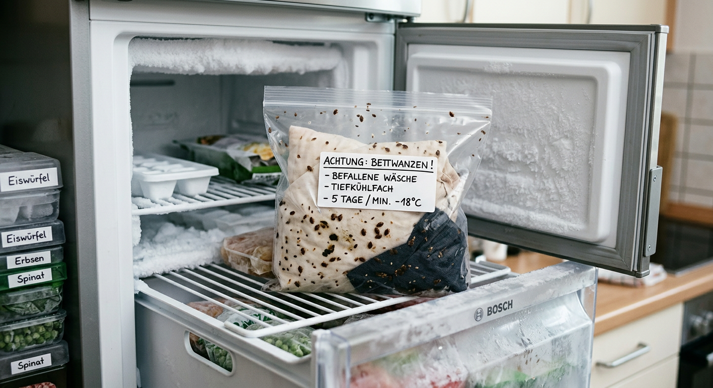 bettwanzen tiefkühlfach