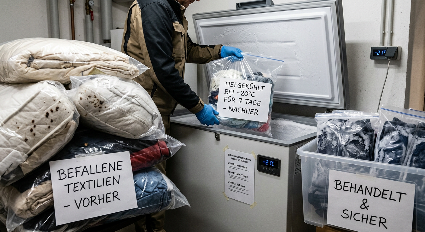 bettwanzen tiefkühlfach