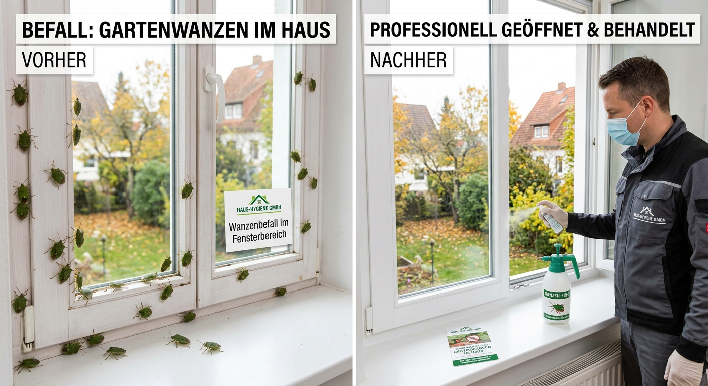 gartenwanzen im haus