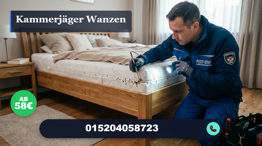 kammerjäger wanzen