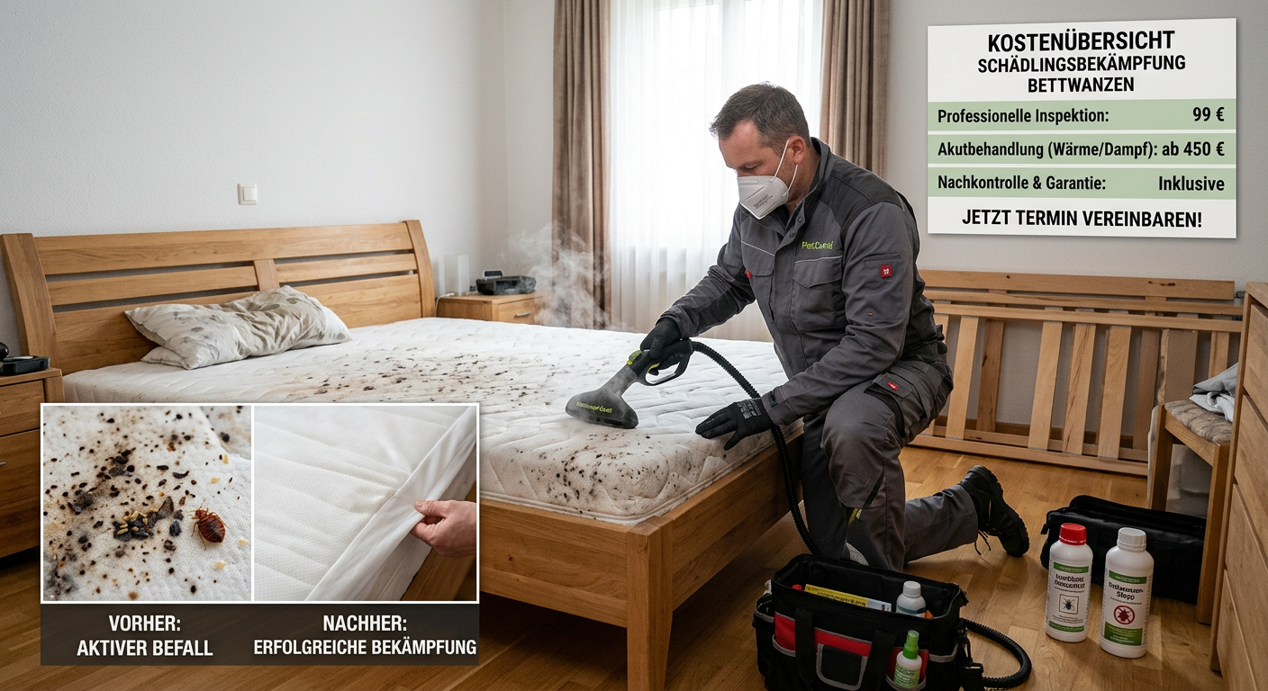 kosten schädlingsbekämpfung bettwanzen