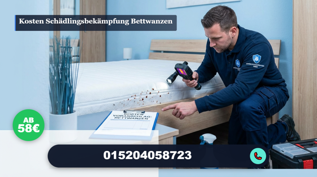 kosten schädlingsbekämpfung bettwanzen