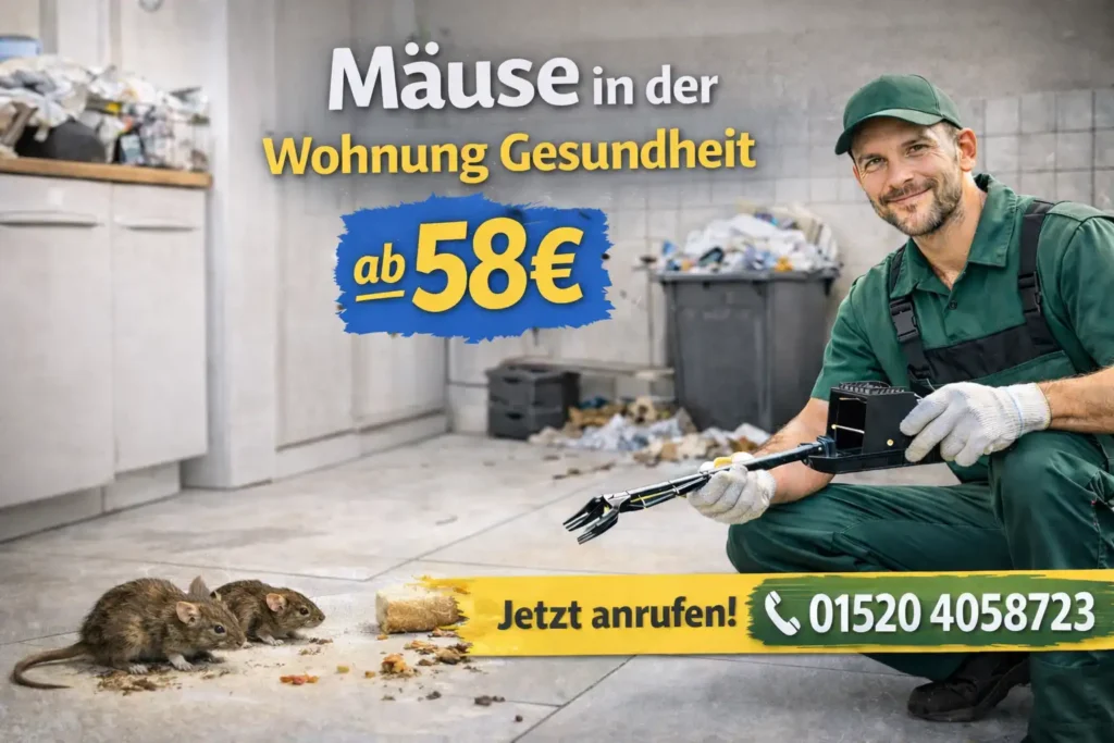 mäuse in der wohnung gesundheit