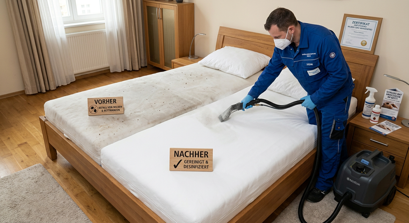 milben und wanzen im bett