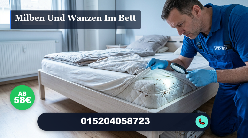 milben und wanzen im bett