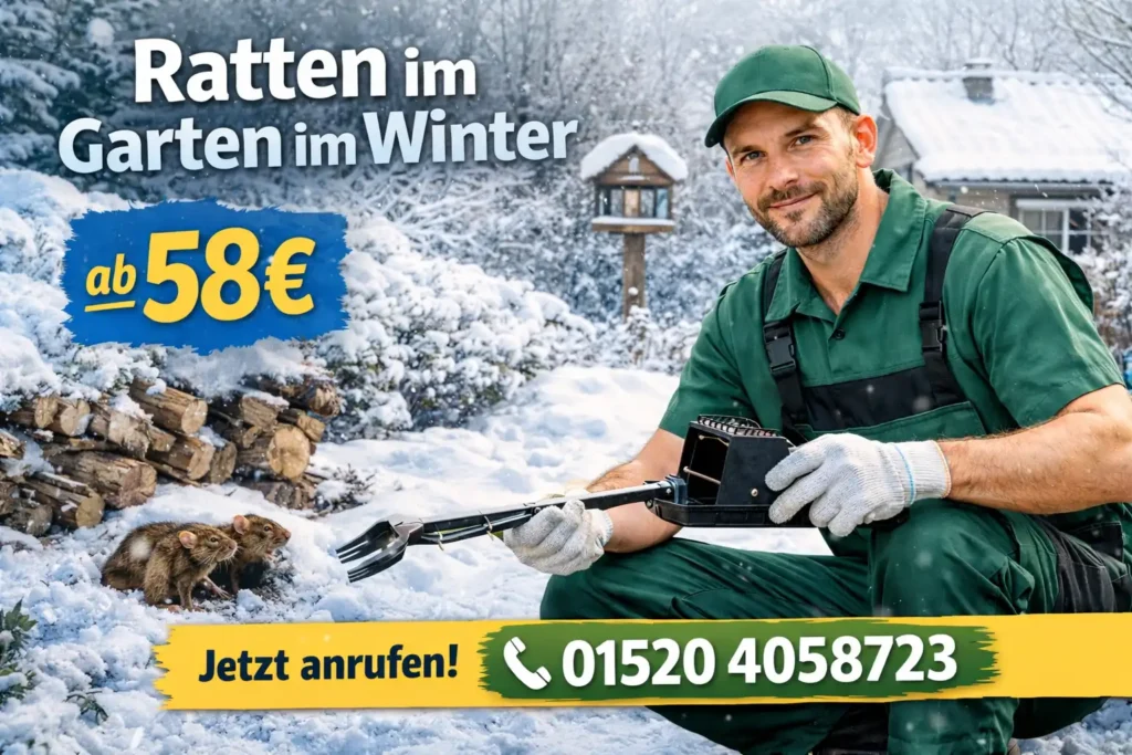 ratten im garten im winter