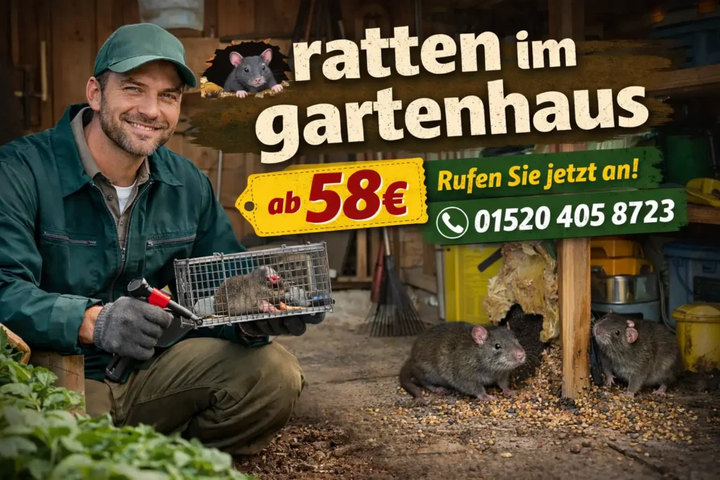 ratten im gartenhaus
