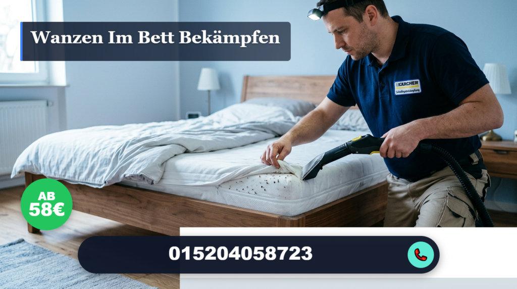 wanzen im bett bekämpfen