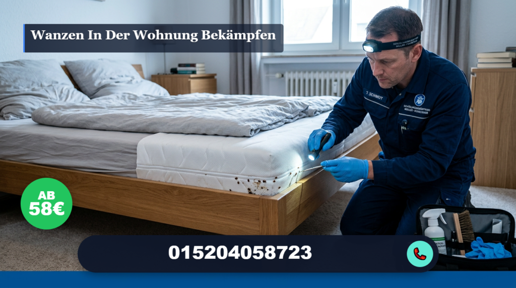 wanzen in der wohnung bekämpfen