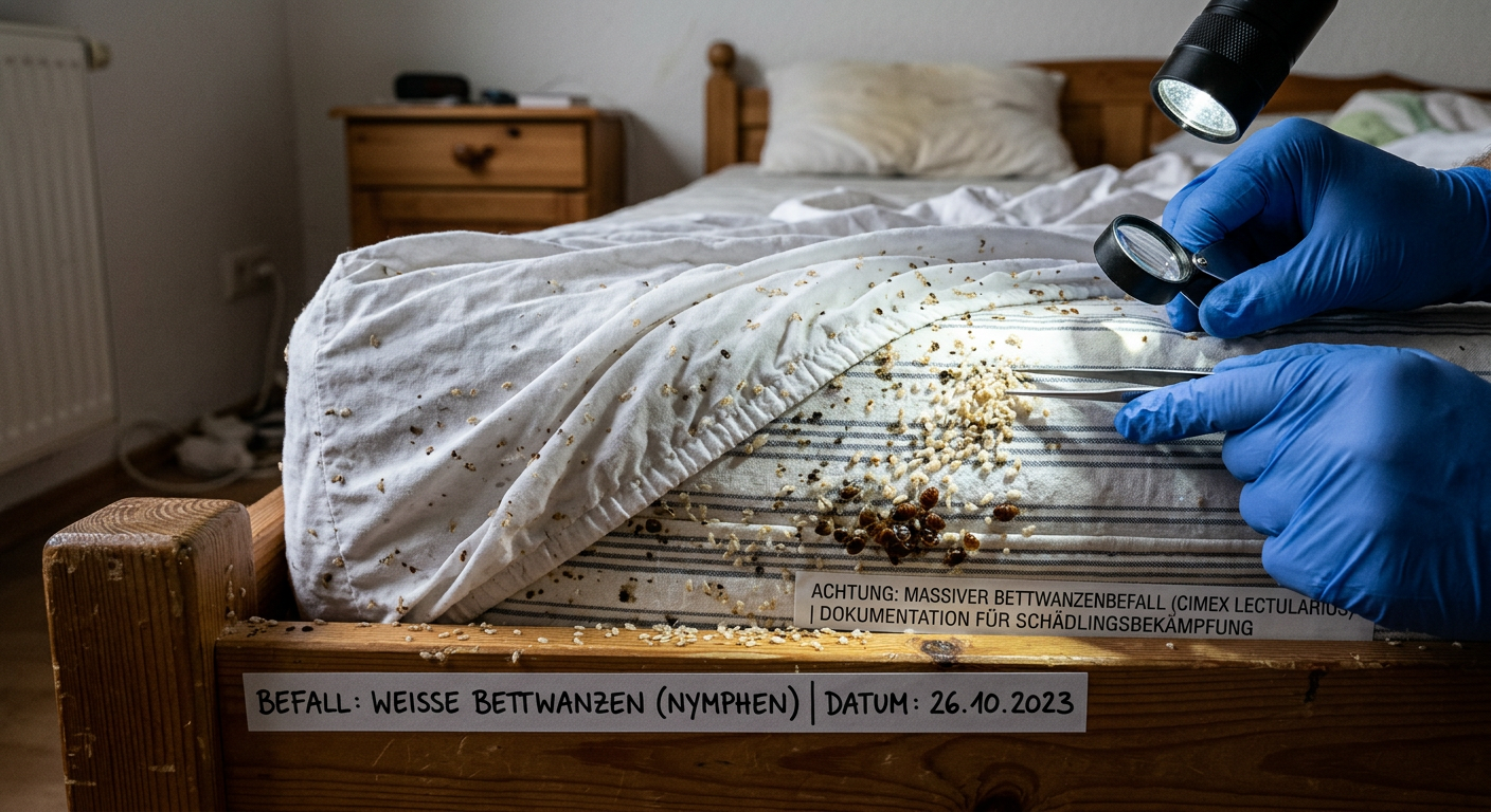 weiße bettwanzen