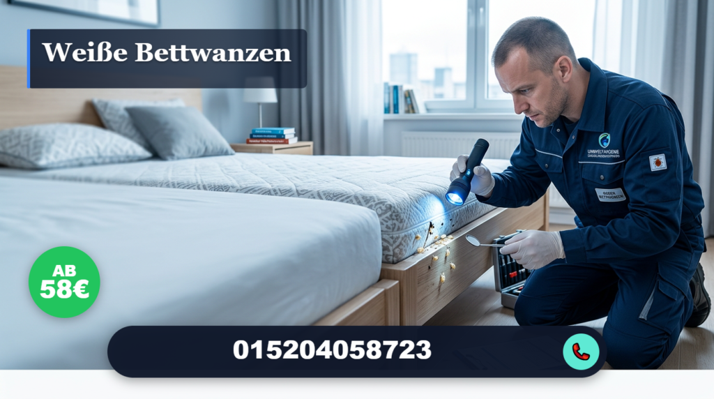 weiße bettwanzen