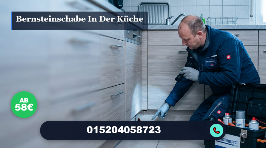 bernsteinschabe in der küche