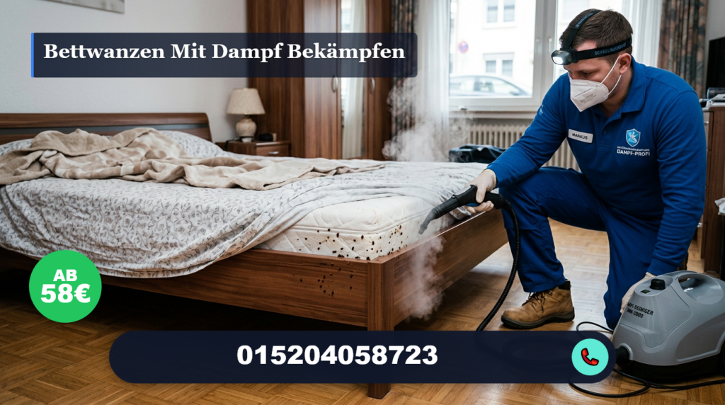 bettwanzen mit dampf bekämpfen