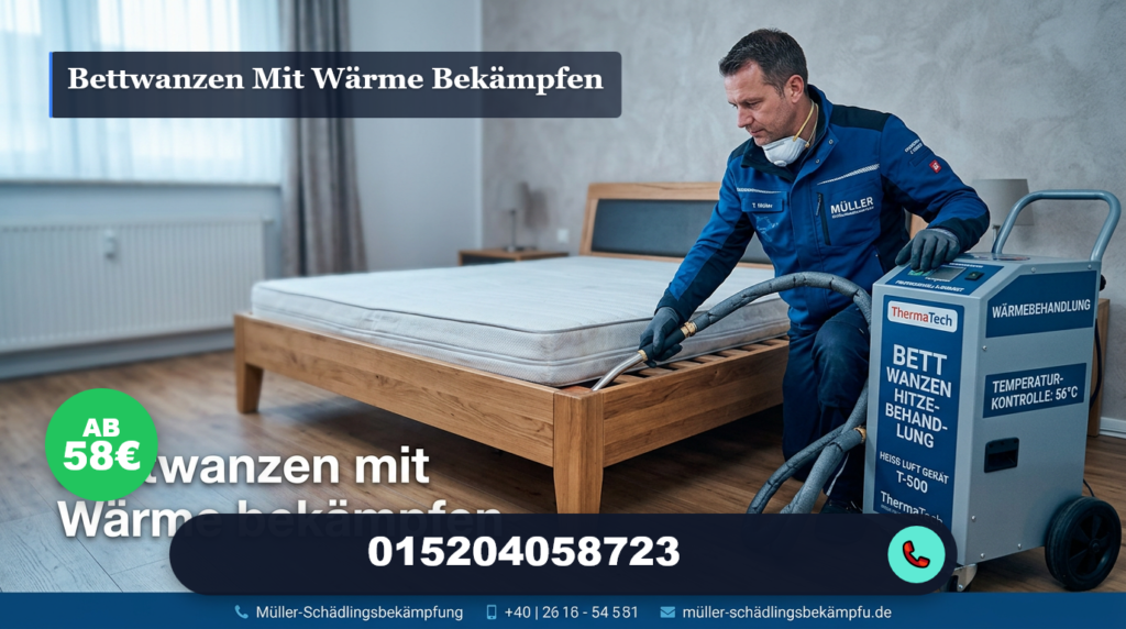bettwanzen mit wärme bekämpfen