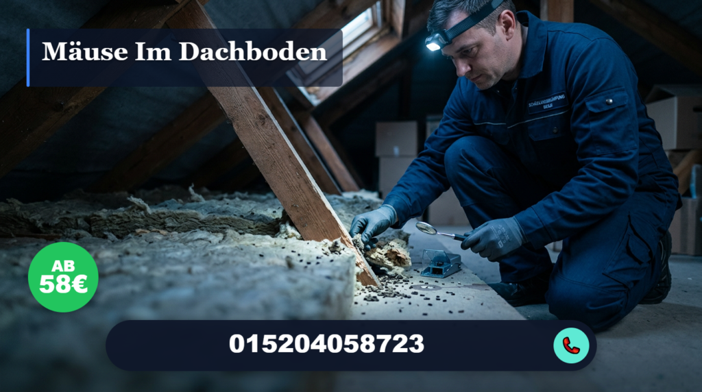 mäuse im dachboden