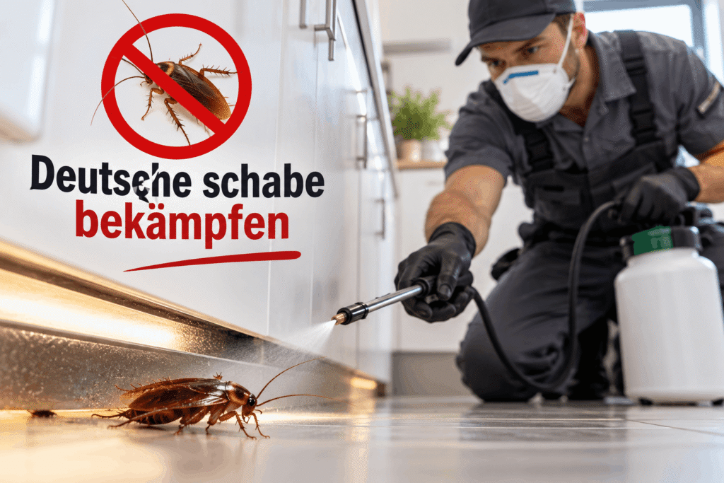 Deutsche Schabe bekämpfen – professionelle Schädlingsbekämpfung gegen Kakerlaken in der Küche