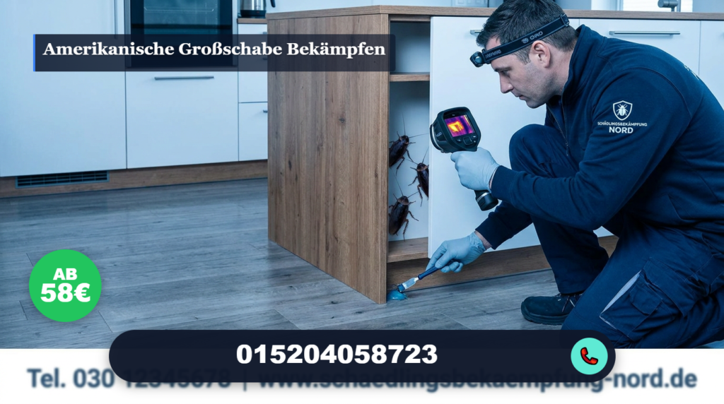 amerikanische großschabe bekämpfen