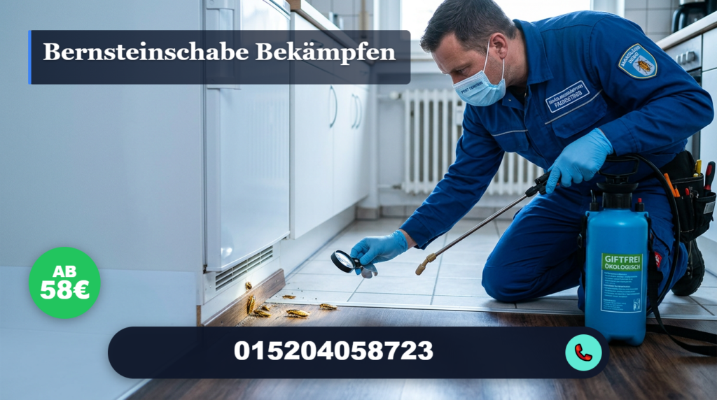 bernsteinschabe bekämpfen