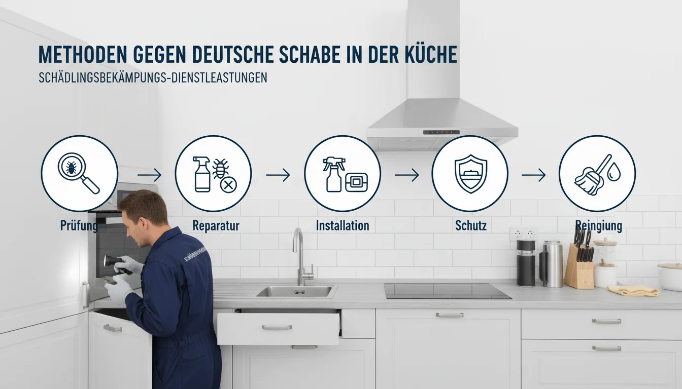deutsche schabe in der küche – Lösung