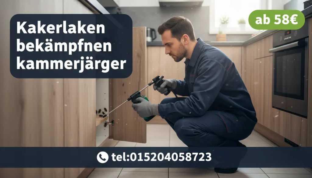 kakerlaken bekämpfen kammerjäger