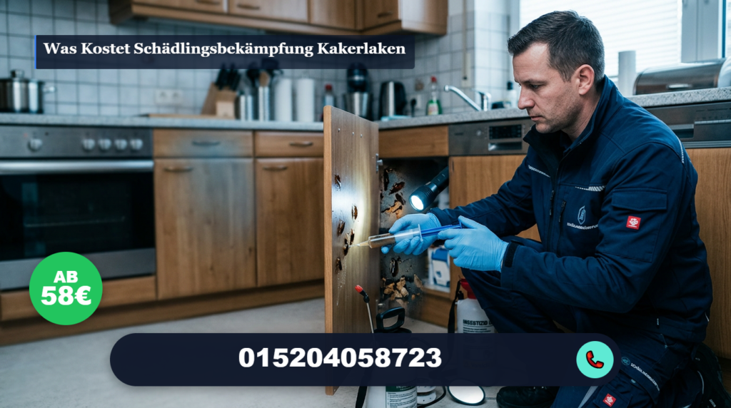 was kostet schädlingsbekämpfung kakerlaken