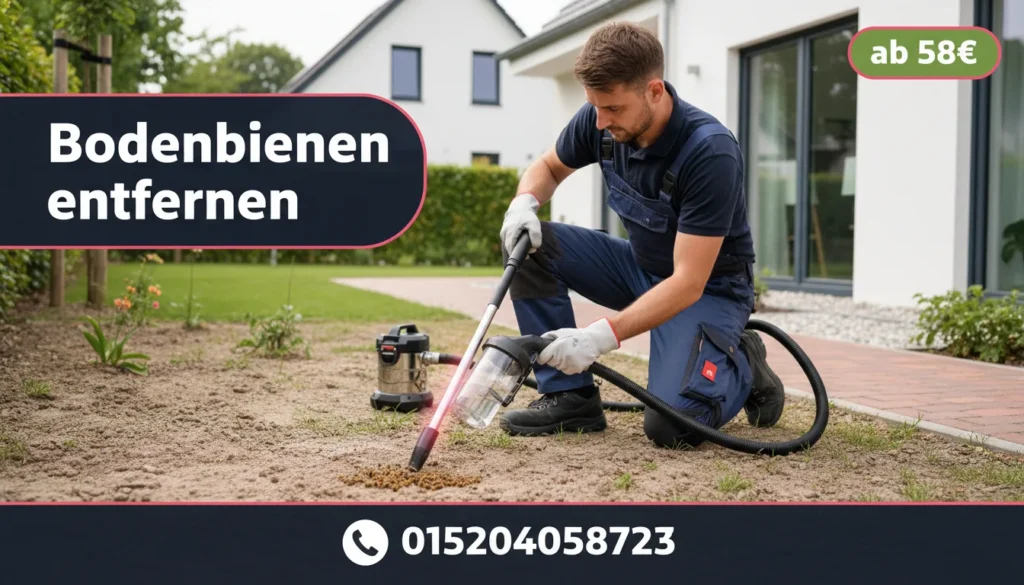 bodenbienen entfernen