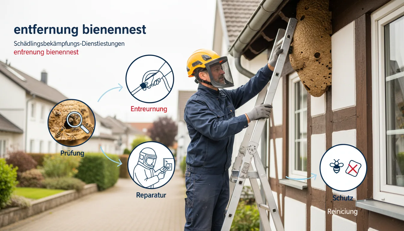 entfernung bienennest – Lösung