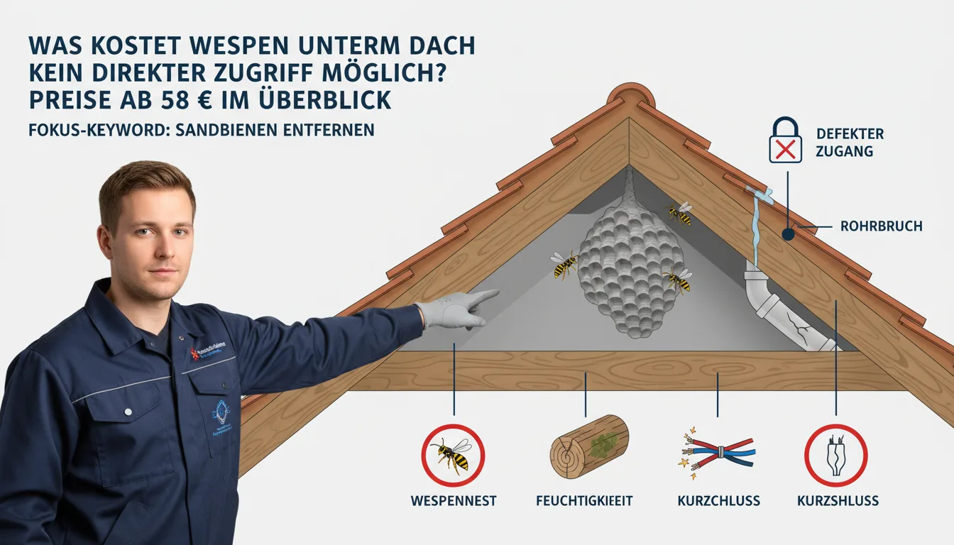 sandbienen entfernen – Problem