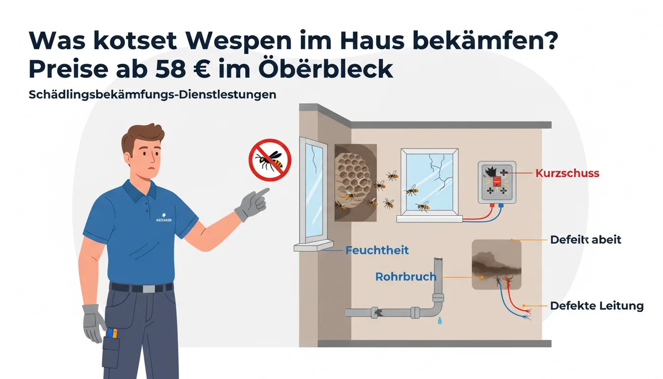wespen im haus bekämpfen – Problem