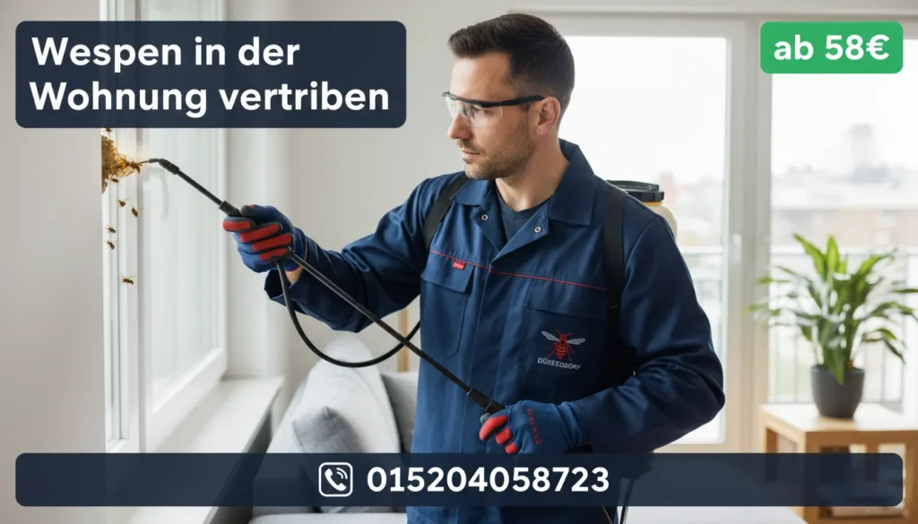 Wespen in der wohnung vertreiben