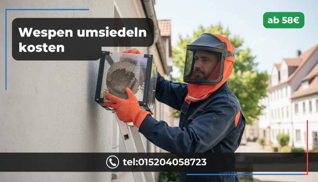 wespen umsiedeln kosten