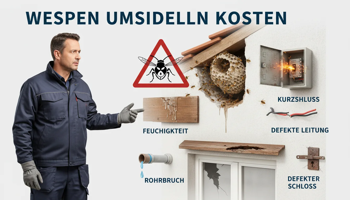 wespen umsiedeln kosten – Problem