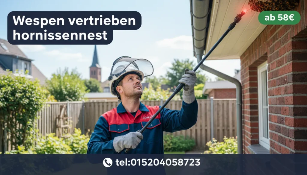 wespen vertreiben hornissennest