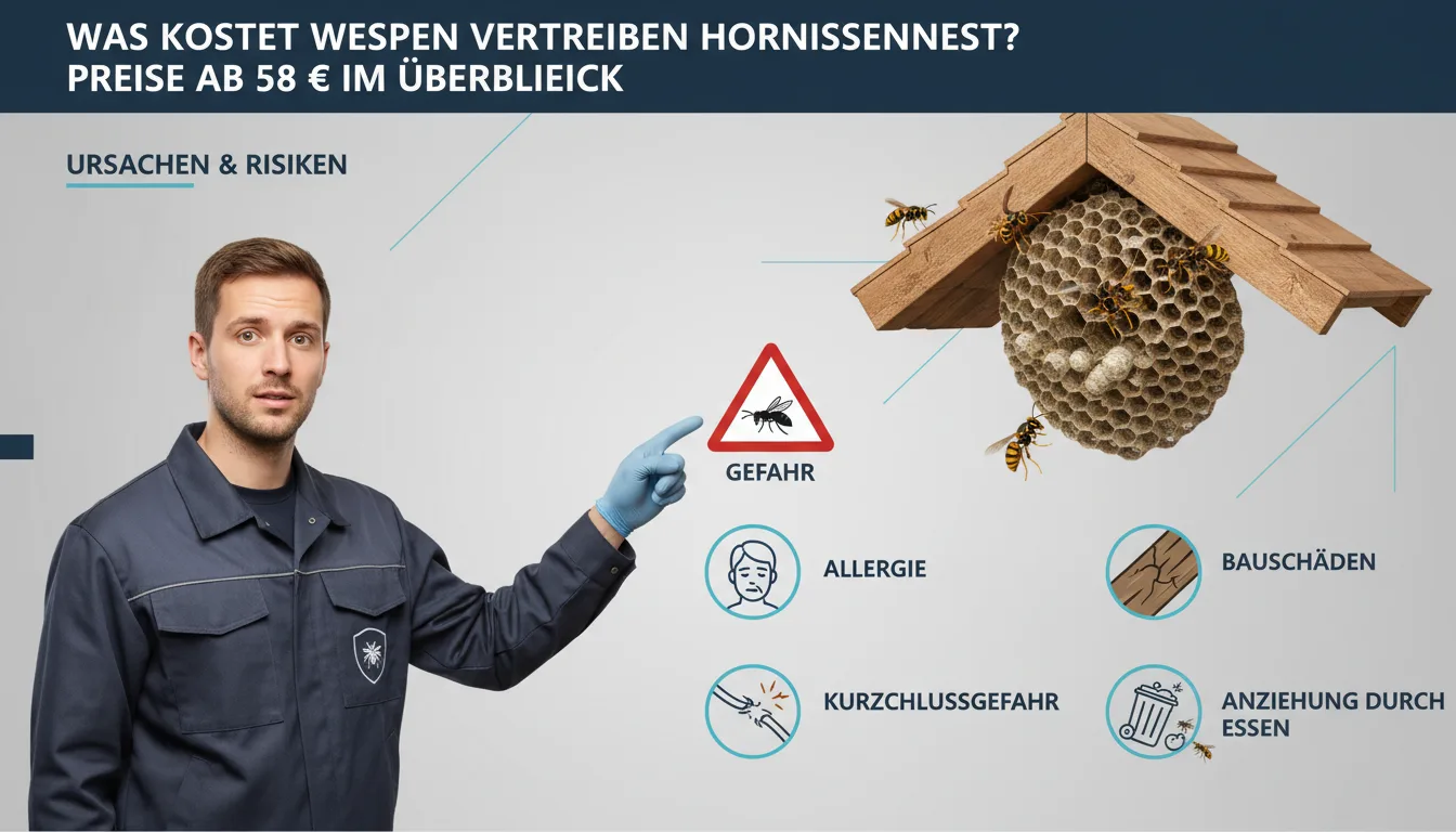 wespen vertreiben hornissennest – Problem