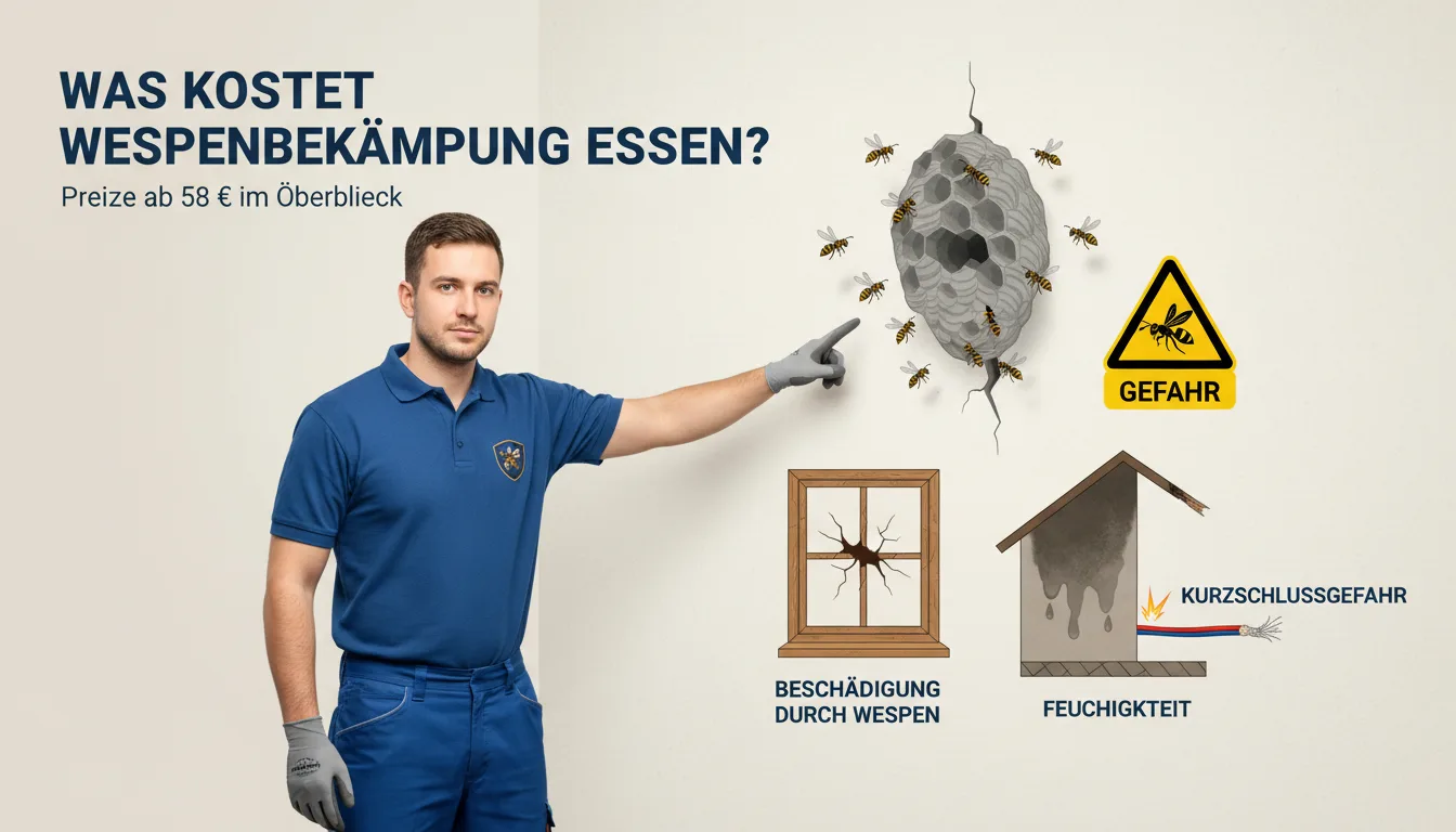 wespenbekämpfung essen – Problem