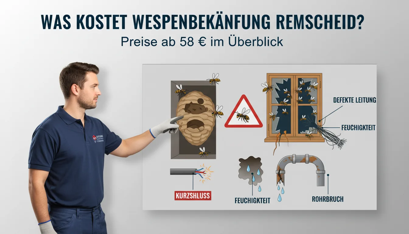 wespenbekämpfung remscheid – Problem