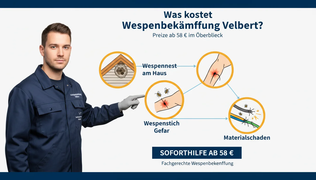 wespenbekämpfung velbert – Problem
