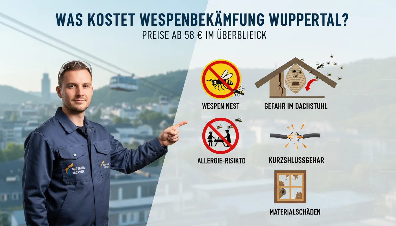 wespenbekämpfung wuppertal – Problem