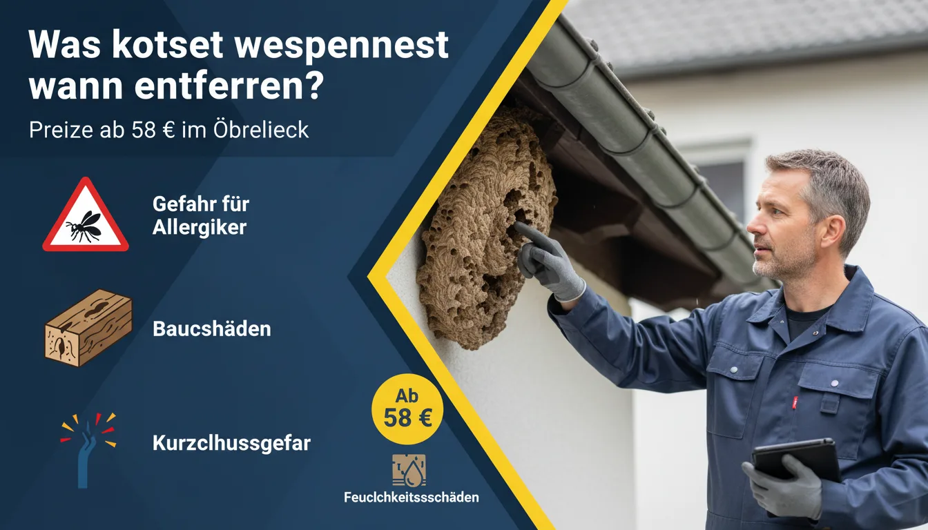 wespennest wann entfernen – Problem